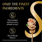 Sheba Selections Filets in Broth Adult Wet Cat Meal Complement Chicken, Tuna, or Shrimp Recipe, 1.3 oz. Cups, 24 Count