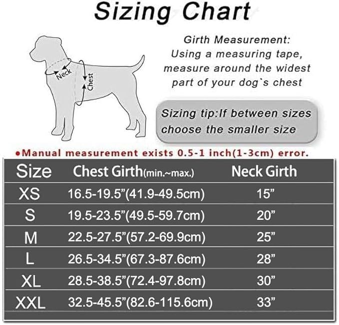 JSXD Dog Harness,No-Pull Service Dog Harness with Handle Adjustable Outdoor Pet Dog Vest 5M Reflective Nylon Material Vest for Breeds,Easy Control for Small Medium Large Dogs