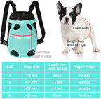 FEimaX Dog Carrier Backpack Pet Legs Out Front Cat Travel Bag, Adjustable Puppy Backpacks Carriers Hands-Free for Small Medium Dogs Cats Hiking Traveling Camping Daily Walking