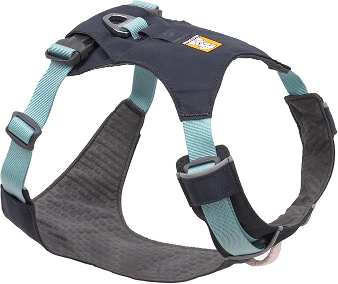 Ruffwear, Hi & Light, Everyday Lightweight Dog Harness, Trail Running, Walking, Hiking, All-Day Wear, Basalt Gray, X-Small