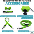 Joyride Harness Dog Collar with Removable Bowtie - Adjustable and Breathable for All Dog Breeds, Strong D-Ring and Heavy Duty Buckle, for Pet Lovers