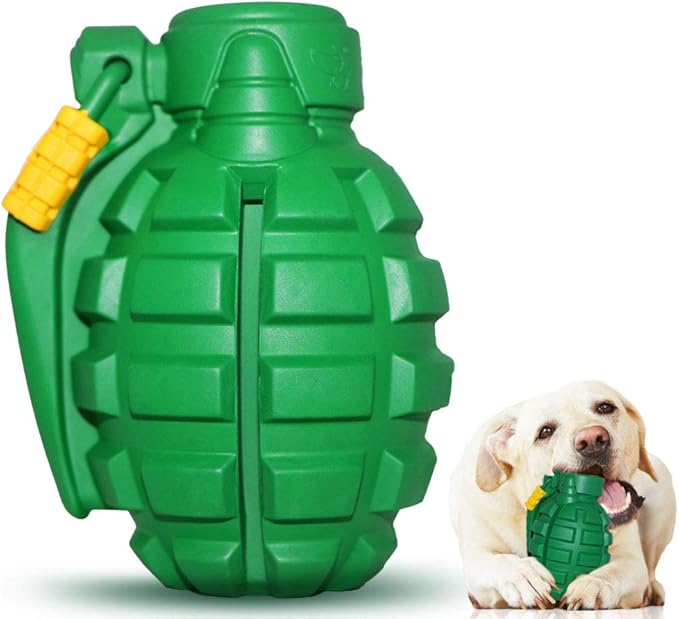 Dog Chew Toys for Aggressive Chewers,Food Grade Non-Toxic Dental Pet Toy,Tough Durable Indestructible Dog Toys for Small Medium Large Dogs.Green