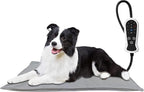 TJOY Pet Heating Pad Electric Heating Pad for Dogs and Cats Indoor Warming Mat Heated Pet Bed with Auto Power Off (Large： (32''x20''))