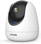 Tenda CP3 Pro 2K Indoor Security Camera with WiFi 6 & AI Baby/Pet Detection – Baby Monitor, Pet Camera for Home, One-Touch Calling, Night Vision, Military-Grade Encryption, No Subscription Needed