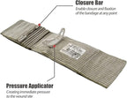 RHINO RESCUE 6" Emergency Compression Bandage Strile Trauma Wound Dressing Israeli First Aid Kit IFAK, 10 Count
