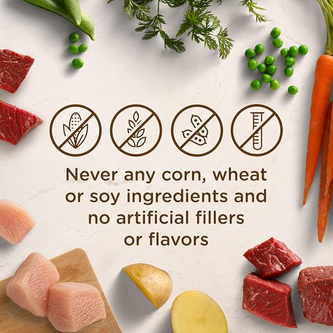 Rachael Ray Nutrish Wet Dog Food Variety Pack Hearty Recipes, 6-8 oz. Tubs, 2 Count