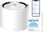 PETKIT Eversweet 3 Pro Cat Water Fountain with Wireless Pump, 1.35L/46oz Stainless Steel Pet Fountains for Cats Indoor, Automatic Water Dispenser Ultra Quiet, App Monitoring