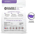 BIXBI Rawbble Freeze Dried Dog Food, Lamb Recipe, 26 oz - 97% Meat and Organs, No Fillers - Pantry-Friendly Raw Dog Food for Meal, Treat or Food Topper - USA Made in Small Batches