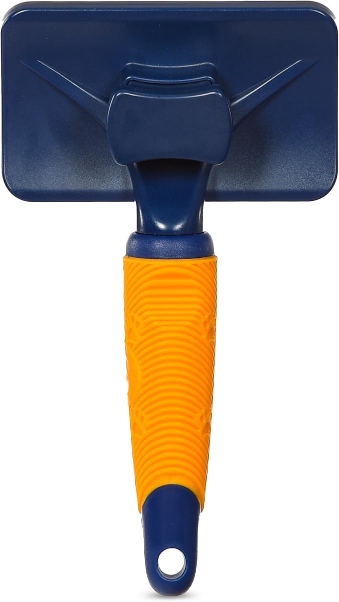 Arm & Hammer “Simply Calm” Dog Grooming Slicker Deodorizing Brush with Fragrance Transfer Technology – Scented Self-cleaning for Shedding, Scented for Dogs with Sweet Lily & Vanilla Scent
