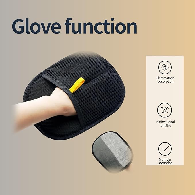 2025 New Pet Hair Removal Glove,pet Hair Remover mitt，for Couch, Furniture, Carpet, Car Seat -Electrostatic Reusable Gloves | Fast Cleaning, for Cat & Dogs (1pcs)