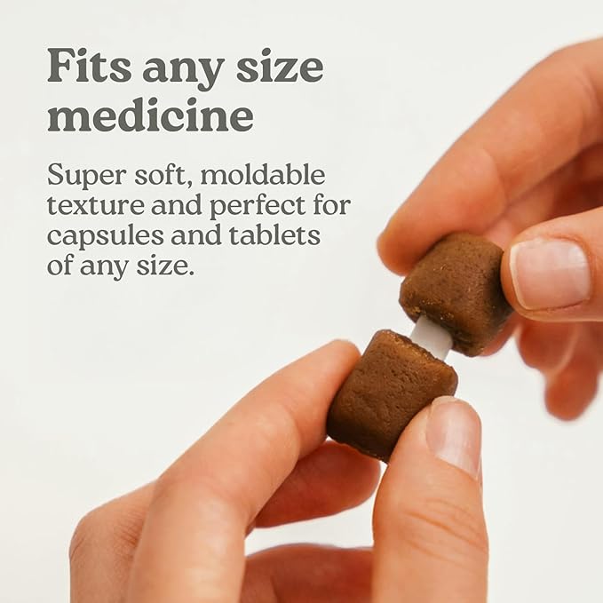 Presidio Pill Buddy Naturals - Chicken Recipe Pill Hiding Treats for Dogs - Make A Perfect Pill Concealing Pocket Or Pouch - 30 Servings