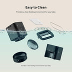 Automatic Cat Feeder, 5L/21 Cup Timed Automatic Pet Feeder, Dual Power Auto Dog Feeders, Pet Dry Food Dispenser for Cats & Small Dogs, 1-10 Meal Programmable 1-15 Portion Control Cat Feeder(Not WiFi)