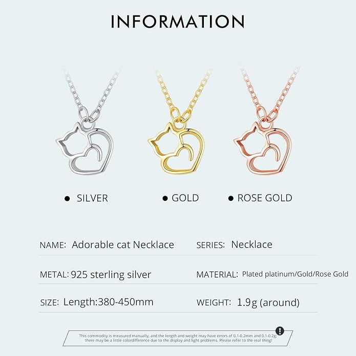 925 Sterling Silver Dog Paw Cat Panda Necklace for Women Cute Dainty Animal Pendant Necklace Gifts for Cat Mom Animals Lover…