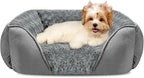INVENHO Small Dog Bed Rectangle Washable Orthopedic Soft Calming Sleeping Durable Pet Cuddler with Anti-Slip Bottom