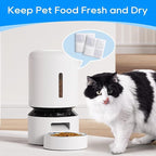 12 Pack Pet Food Desiccant Bag Compatible with Petlibro Automatic Cat Dog Feeders, PLAF001, PLAF002, PLAF101, PLAF005, PLAF006, Upgrade Packets Preserve Pet Food Freshness and Dryness