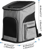 Pet Carrier Backpack with Sturdy Steel Frame for Easy Travel & Comfort, Privacy-Focused Pet Carrier Backpack for Secret Adventures (Pink, L:40 32X50CM/15.7"X12.6"X19.7")