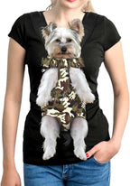 YUDODO Pet Dog Carrier Backpack Adjustable Dog Front Carrier, Legs Out Easy-Fit Dog Travel Backpack Carrier for Hiking Camping for Small Medium Dogs Cats and Rabbits