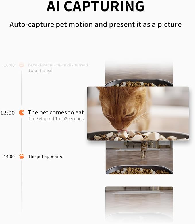 PETKIT EVERSWEET MAX Cordless Cat Water Fountain & Automatic Cat Feeder with Camera, 105 fl oz/3L Pet Water Fountain for Cats Dogs Inside, Double Hopper Pet Feeder