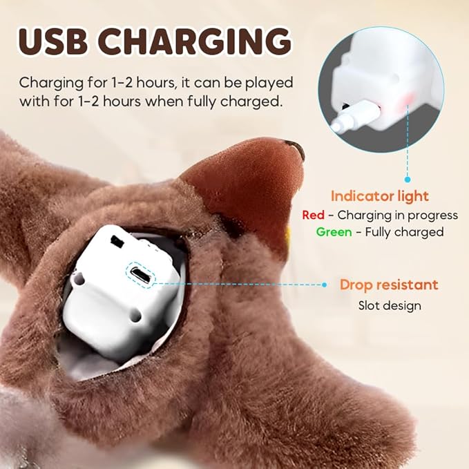 2026 New Interactive Chirping Bird Cat Toy, Flying Bird Cat Toy Stimulating Play for Bored Indoor Kittens Cats (Color-D)