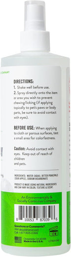 SKOUT'S HONOR Super Sour! Anti Chew Spray - Natural Ultra Bitter Formula to Help Deter That unwanted Chewing, Licking, and Biting - Safe for Pets - Safe for Indoor and Outdoor Use,16 oz