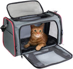 Soft-Sided Kennel Pet Carrier for Small Dogs, Cats, Puppy, Airline Approved Cat Carriers Dog Carrier Collapsible, Travel Handbag & Car Seat
