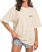 Cute Cat Graphic Tees for Women Harajuku Shirt Letter Printed Oversized T Shirts Aesthetic Casual Baggy Tshirts…