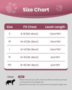 FAYOGOO Cat Harness and Leash Set | Upgrade Step-in Escape Proof Harness | Lightweight Soft Vest, No-Choke Design for Walking, Travel, Camping (Pink)