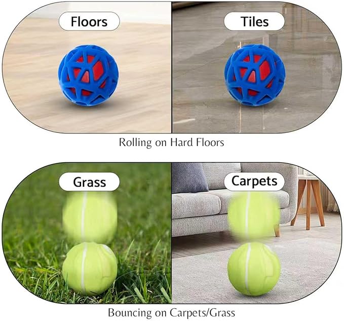 seagi Interactive Dog Toys – Durable Automatic Bouncing & Vibrating Interactive Dog Ball for Smart Play, Motion-Activated Moving Dog Toy for Small/Medium/Large Dogs,USB Rechargeable (Blue)