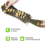 SHARLOVY Dog Squeaky Toy No Stuffing 6 Pack, Dog Toys Crinkle for Small Puppy, Durable Chew Plush Cute Animals Natural for Teething Pet