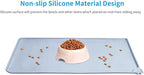 AUDWUD Silicone Waterproof Pet Feeding Mats,Anti Slip Bowl Pad,Dog Mat for Food and Water