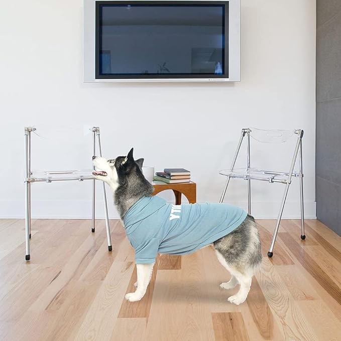 BINGPET Security Dog Hoodies Puppy Sweater Cold Weather Dog Coats Soft Brushed Fleece Pet Clothes Hooded Sweatshirt for Dog Cat
