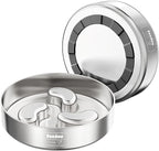 Slow Feeder Dog Bowl, 1Cups Stainless Steel Maze Bowl for Small Breeds, Non-Slip Base, Double Wall Food Grade Metal Dog Dish to Slow Eating