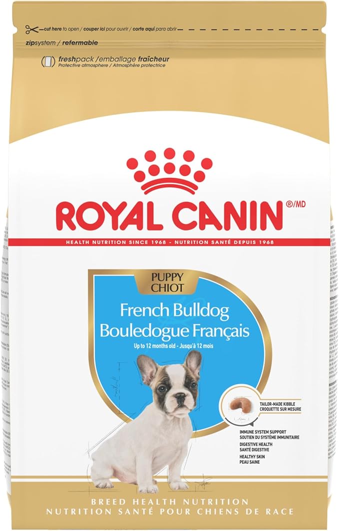 Royal Canin Breed Health Nutrition French Bulldog Puppy Dry Dog Food, 3 lb Bag