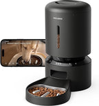 PETLIBRO Automatic Dog Feeder with Camera, Auto Cat Food Dispenser Slow Feeders Dogs Bowl, 1080P HD Video with Night Vision, 5G WiFi with 2-Way Audio, Stainless Steel Slow Food Tray