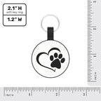 MYLUCKYTAG Silent Silicone QR Code Dog Tags - Scan QR for Instant Pet Location Alert Email