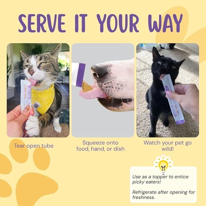 Café Nara Tuna Flavored Lickable Treats for Cats - Pack of 6