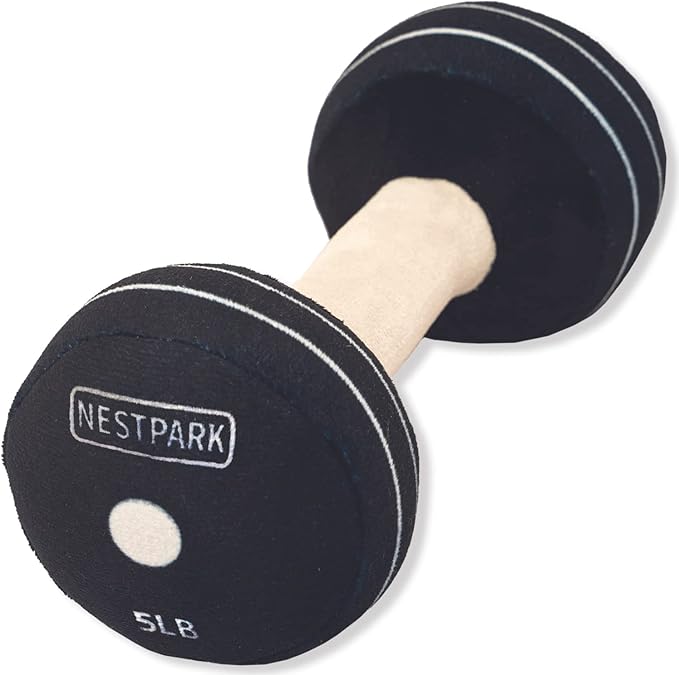 Nestpark Doggy Dumbbell - Funny Dog Toys Fitness Workout Parody Cute Dog Toys (Dumbbell)