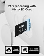 youkey 4K Wired Security Camera Outdoor, F1.0 Color24 Night Vision, Plug-in Cameras for Home Security Outside, 24/7 Continuous Recording, 130°FOV, 2.4/5GHz WiFi 6, Bluetooth Pairing, No Monthly Fees