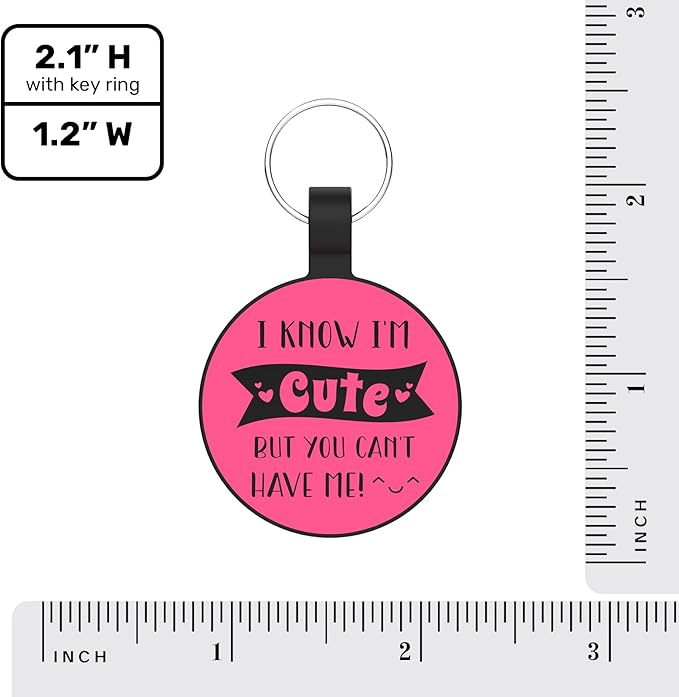 MYLUCKYTAG QR Code Silicone Pet ID Tag for Dogs and Cats - Online Profile, Location Alert Email, Digital Tag, Quiet and Durable Collar Tag, Engraved