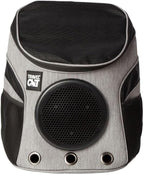 Fat Cat Backpack Carrier - Airline Approved Cat Carrier with Space Capsule Bubble for for Small Cats, Kitten - Premium Grey Heather Cat Carrier Backpack for Outdoor, Travel, Hiking, Pet Supplies