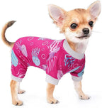 Dog Pajamas for Small Dogs Girl Boy Puppy Pjs Summer Pet Onesies for Chihuahua Yorkie Teacup Cute Soft Material Stretch Able Cat Clothes Outfit Apparel Doggy Jumpsuit