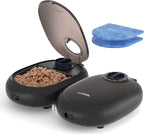 WOPET Automatic Cat Feeder, 48-Hour Programmable Pet Food Dispenser, Built-in Ice Gel Pack for Freshness – Ideal for Wet Food, Yogurt & Canned Meals – Perfect for Cats, Kittens & Small Dogs