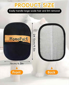 2PCS Electrostatic Pet Hair Remover Glove, Reusable Cat Dog Pal Hair Cleaning Grooming Removal Mitt