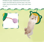 Cat Scratcher Mat, Natural Sisal Cat Scratch Mats, Horizontal Cat Floor Scratching Pad Rug, Protect Carpets and Sofas, Scratching Pads for Indoor Cats(CAT)