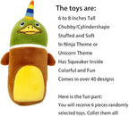 Jalousie 5 Pack Tough Plush Animal Dog Toys Assortment Value Bundle Dog Squeaky Toys Assortment Puppy Pet Mutt Dogs Toy Squeak Toy for Snall Medium Large Breeds (6 Pack Surprise Mix)