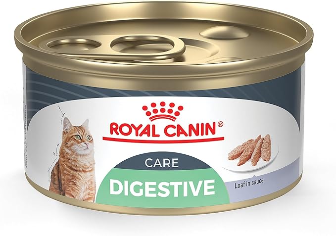 Royal Canin Feline Care Nutrition Digestive Care Adult Loaf in Sauce Cat Food, 3 oz (Pack of 24)