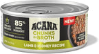 ACANA Chunks in Broth Wet Cat Food Lamb & Kidney Recipe 5.5oz Cans (6 Count)