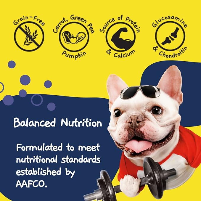 MOOCHIE Grain Free Small Dogs Wet Dog Food - Fit and Firm - Real Beef & Vegetables - No Artificial Flavors or Preservative - 12 x 3 oz Pouch