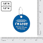 MYLUCKYTAG QR Code Stainless Steel Pet ID Tag - Personalized, Online Profile, Location Alert Email, Digital, Durable - Dog Collar Engraved