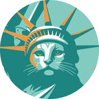 Cat Harness and Leash Set - Escape Proof Adjustable Cat Harness, Comfortable Soft Lightweight, Use Safe & Easy, Walking Travel Kitten Harness for Small Medium Large Cats (Green Cat Lady)